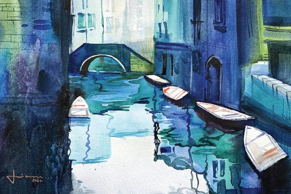Liam Kumawat: Blue Venice by Liam Kumawat