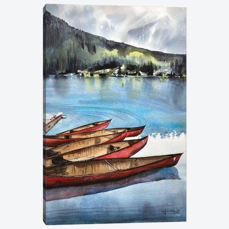Lake Louise II Canvas Print #LKM30} by Liam Kumawat Canvas Art Print