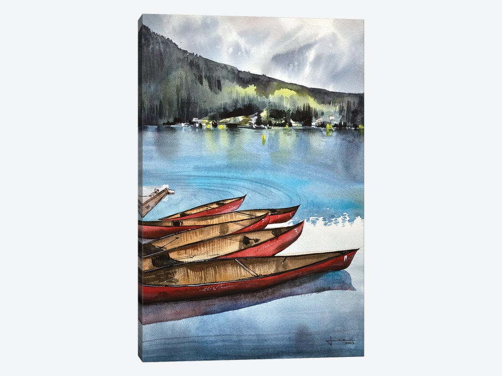 Lake Louise II by Liam Kumawat 1-piece Art Print