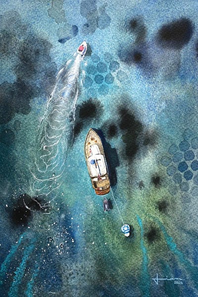 Speed by Liam Kumawat metal wall art