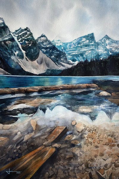 Moraine II by Liam Kumawat canvas print