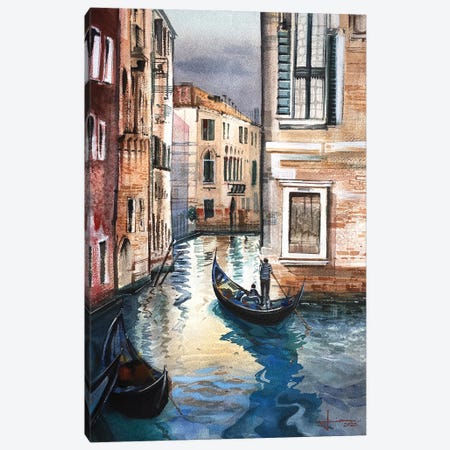 Venice I Canvas Print #LKM44} by Liam Kumawat Art Print