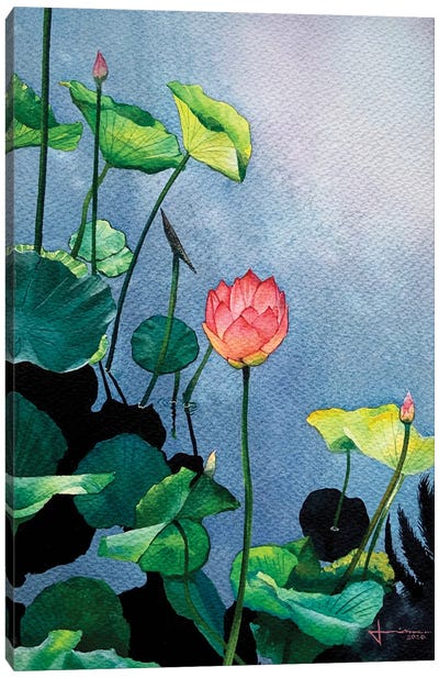 Bloom Canvas Art Print - Zen Garden