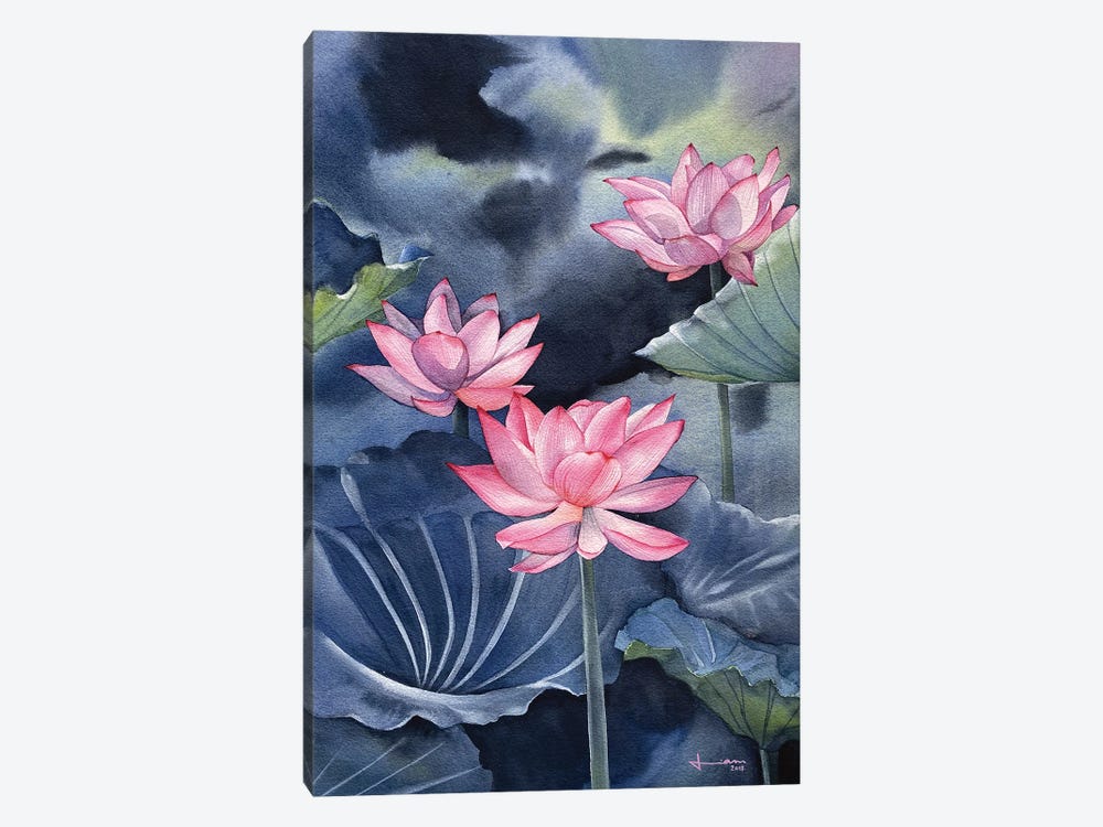 Water Lily III by Liam Kumawat 1-piece Art Print