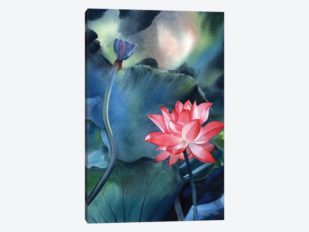 Water Lily V by Liam Kumawat 1-piece Art Print