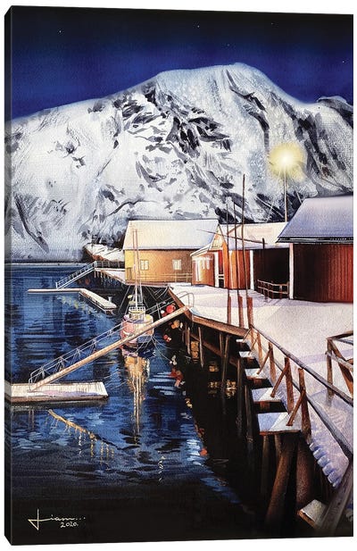 Harbor Canvas Art Print - Liam Kumawat