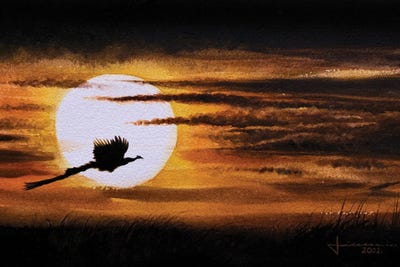 Glow by Liam Kumawat metal wall art