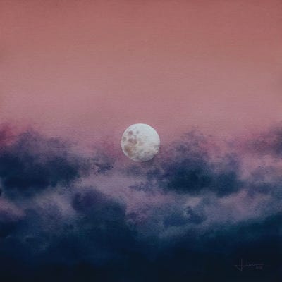 Twilight Moon by Liam Kumawat canvas print
