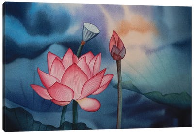 Untitled Canvas Art Print - Lotus Art