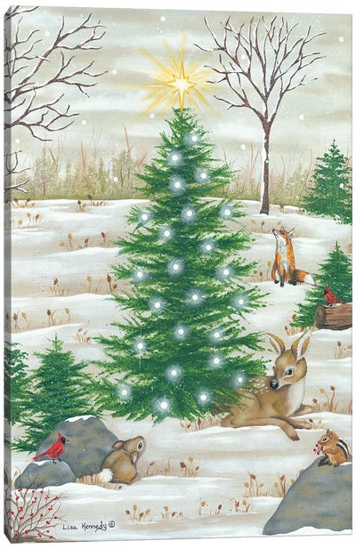 Baby Deer Canvas Art Print