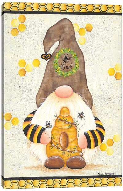 Bee Kind Canvas Art Print