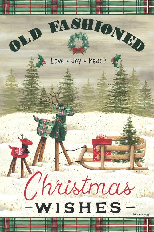Christmas Wishes by Lisa Kennedy wall art