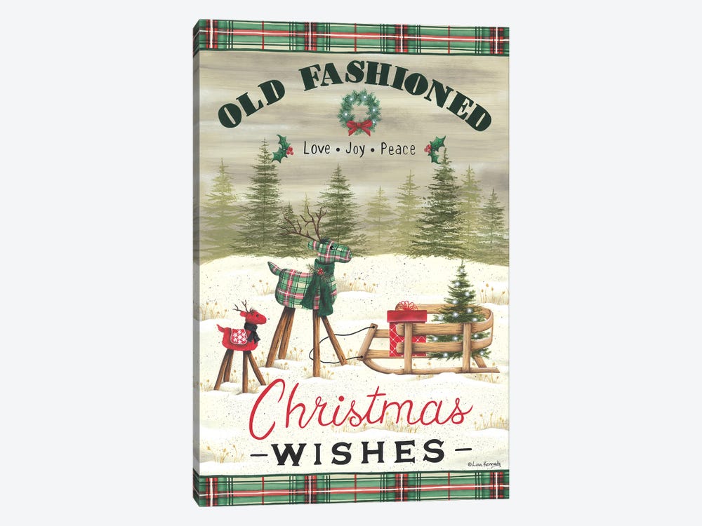 Christmas Wishes by Lisa Kennedy 1-piece Canvas Print