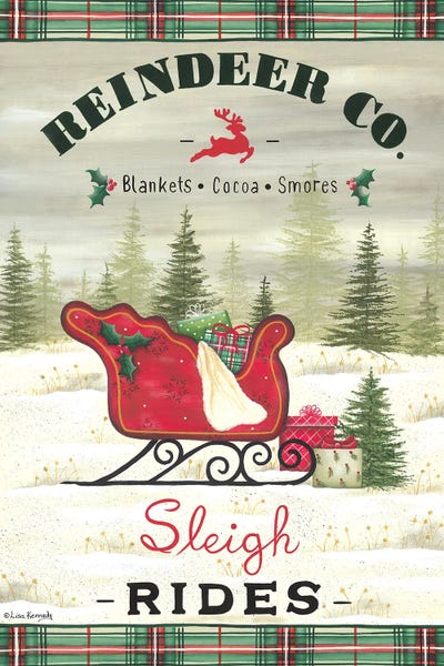 Christmas Signs & Sentiments: Sleigh Rides by Lisa Kennedy