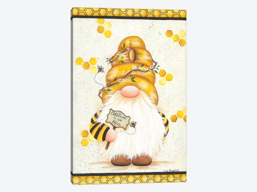 Welcome To Our Hive by Lisa Kennedy 1-piece Art Print