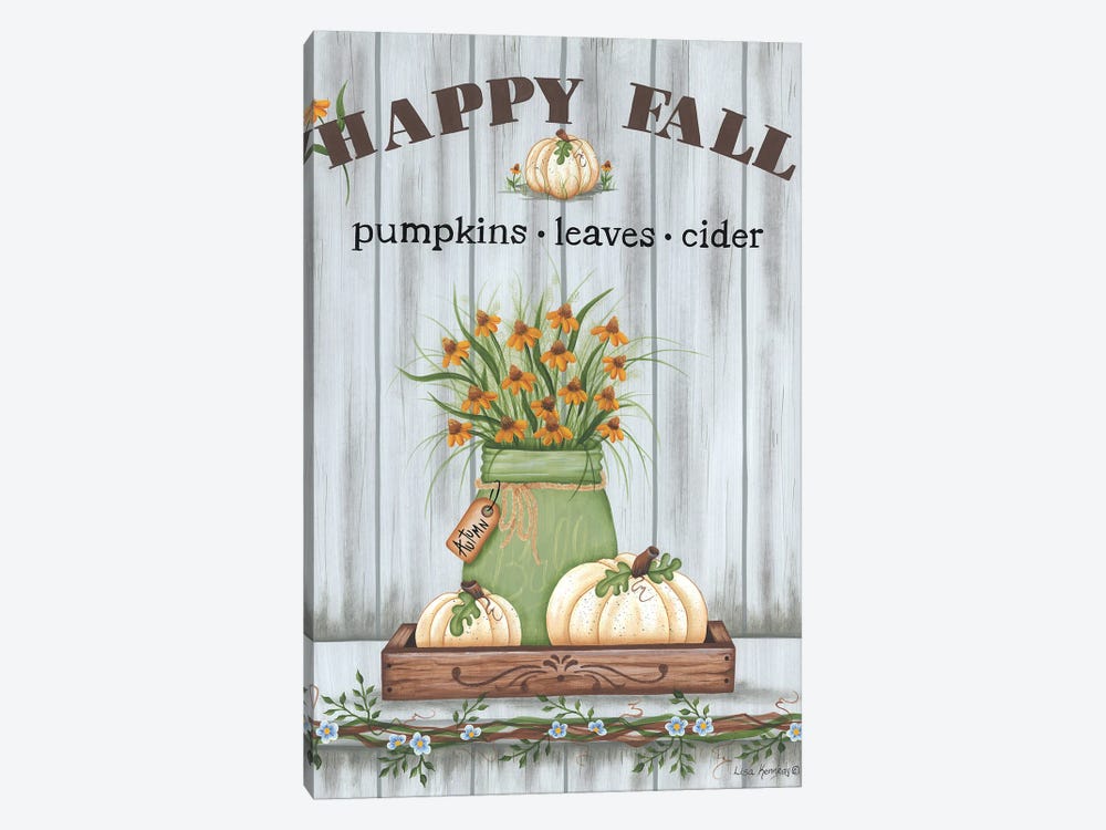 Happy Fall 1-piece Art Print