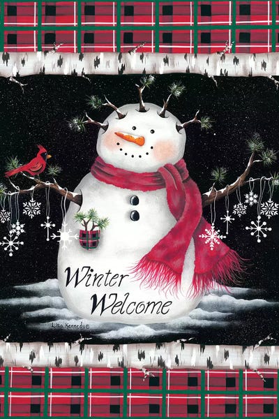 Winter Welcome by Lisa Kennedy framed wall art