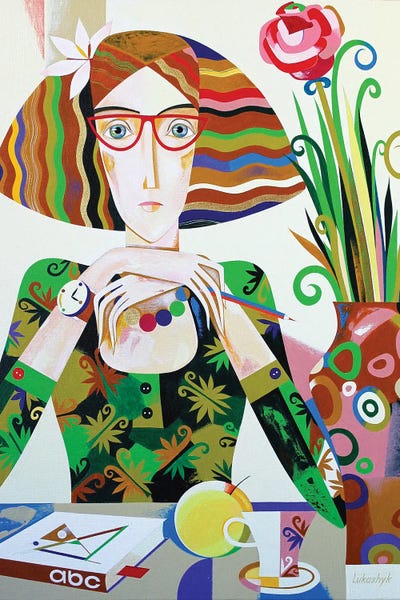 Women's Tops: Schoolmarm by Neli Lukashyk