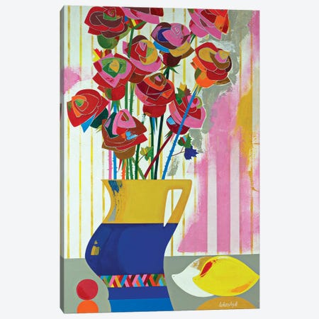 Brazilian Roses Canvas Print #LKS10} by Neli Lukashyk Canvas Art Print