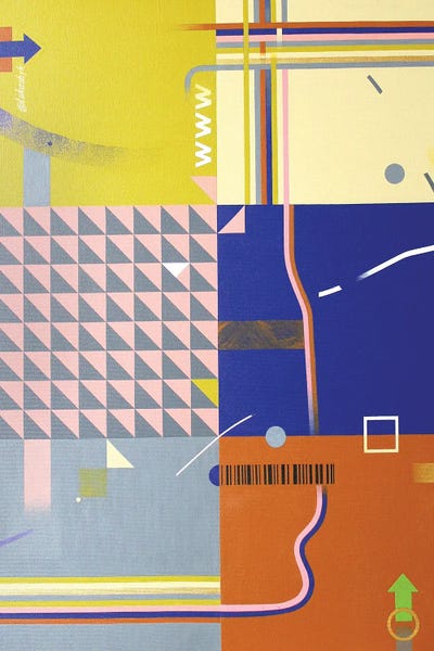 www by Neli Lukashyk framed canvas print