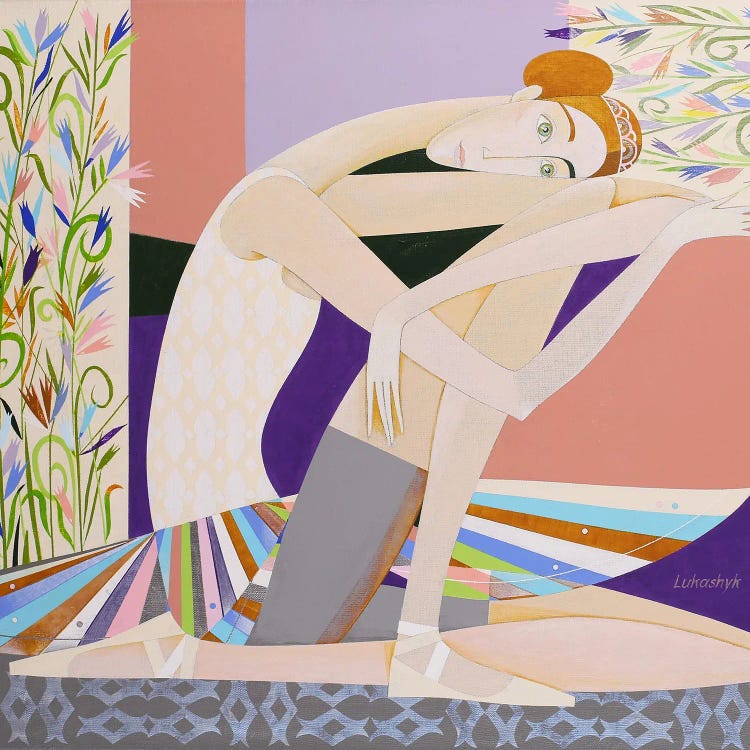 Ballerina by Neli Lukashyk canvas print