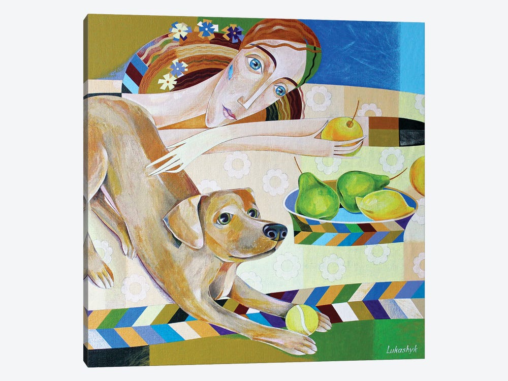 Picnic For Two by Neli Lukashyk 1-piece Canvas Artwork
