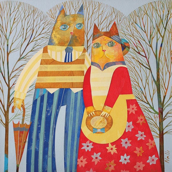 Orange Cats: Under The Blue Sky by Neli Lukashyk