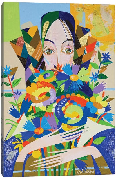 Flowers For Claudia Canvas Art Print - Neli Lukashyk
