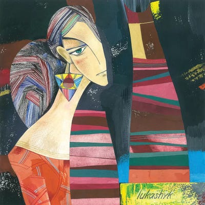 Girlfriends by Neli Lukashyk canvas print