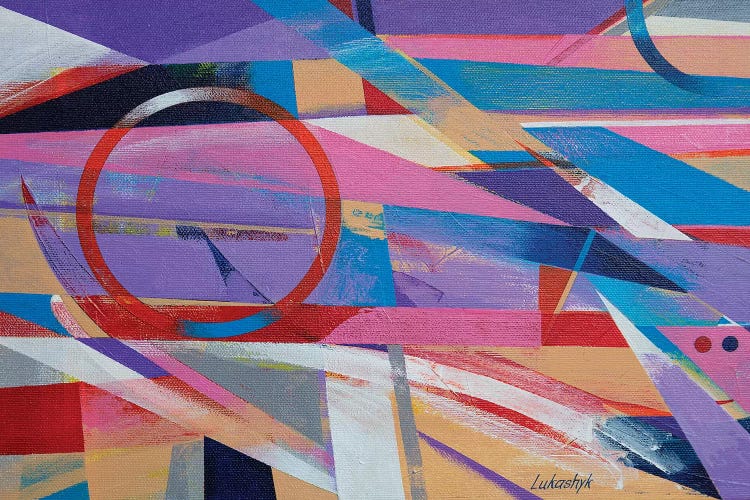 Lavender Abstraction by Neli Lukashyk wall art
