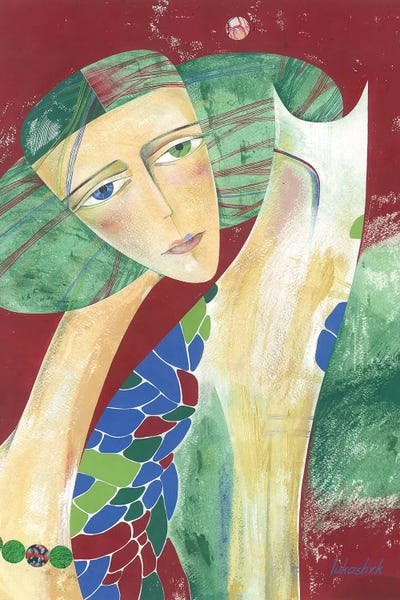 Moon Beads by Neli Lukashyk canvas print