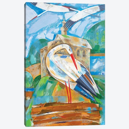 Storks Canvas Print #LKS57} by Neli Lukashyk Canvas Artwork
