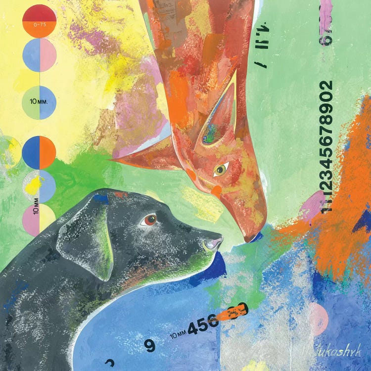 The Dogs We Love by Neli Lukashyk wall art