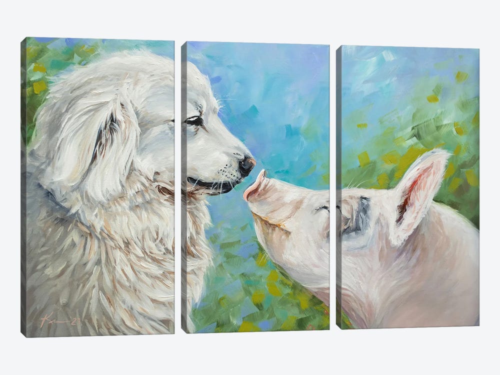 No Difference by Lindsay Kivi 3-piece Canvas Wall Art
