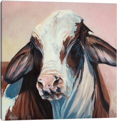 Brahman Bull Canvas Art Print - Lindsay Kivi