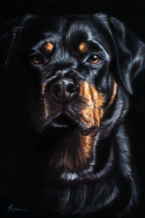Rottweiler by Lindsay Kivi wall art