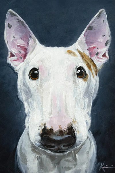 Bull Terrier by Lindsay Kivi metal wall art