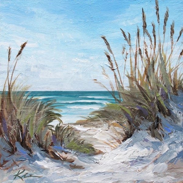 Contemporary Coastal: Beach Grass by Lindsay Kivi