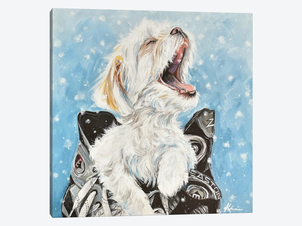 Shichon Catching Snowflakes by Lindsay Kivi 1-piece Canvas Wall Art