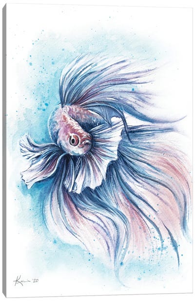 Betta Fish Canvas Art Print - Lindsay Kivi