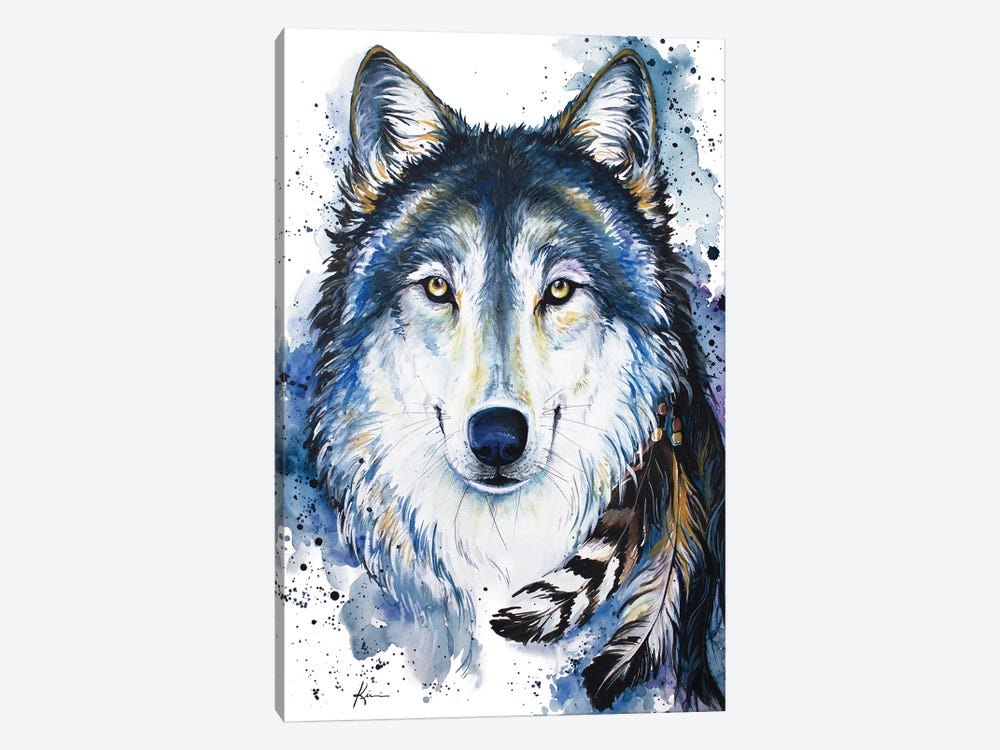 Feed The Good Wolf by Lindsay Kivi 1-piece Art Print