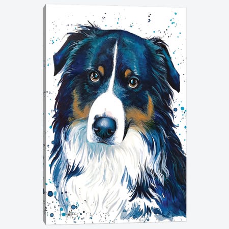Bernese Mountain Dog Canvas Print #LKV45} by Lindsay Kivi Canvas Wall Art
