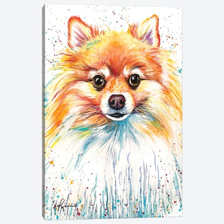 Pomeranian Canvas Print #LKV58} by Lindsay Kivi Canvas Artwork