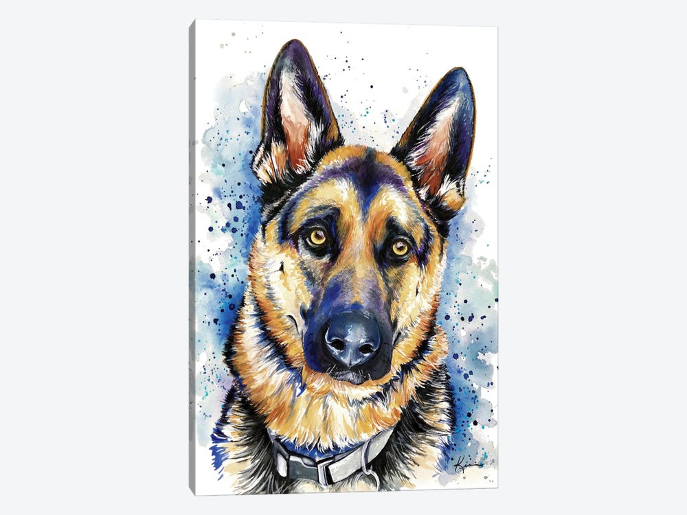 German Shepherd Dog by Lindsay Kivi 1-piece Canvas Print
