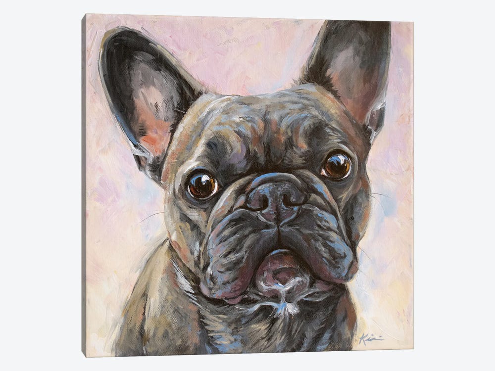 French Bulldog by Lindsay Kivi 1-piece Canvas Wall Art