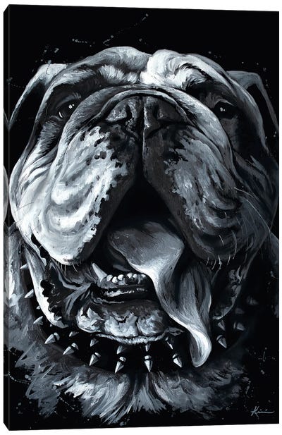 Bully Canvas Art Print - Bulldog Art