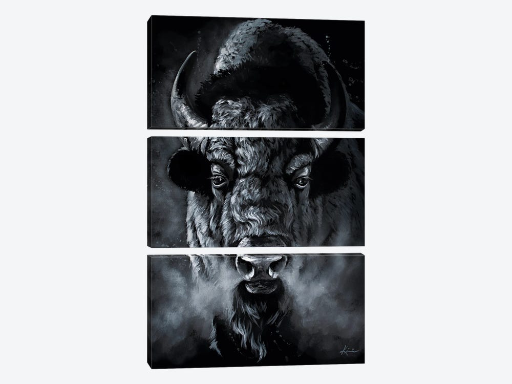 Ghost Of The Plains by Lindsay Kivi 3-piece Canvas Artwork