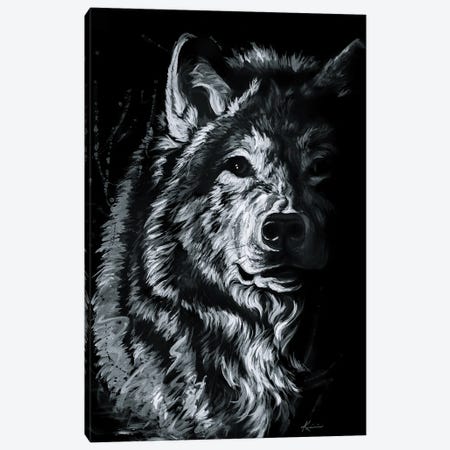 Shadow Wolf Canvas Print #LKV67} by Lindsay Kivi Canvas Wall Art