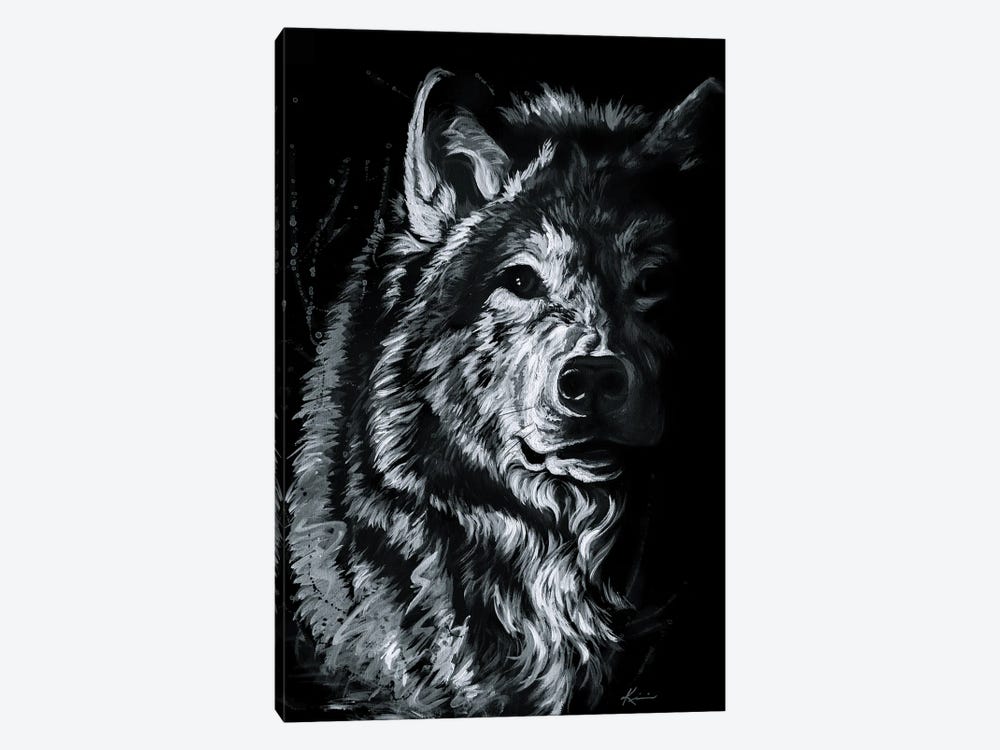 Shadow Wolf by Lindsay Kivi 1-piece Canvas Print