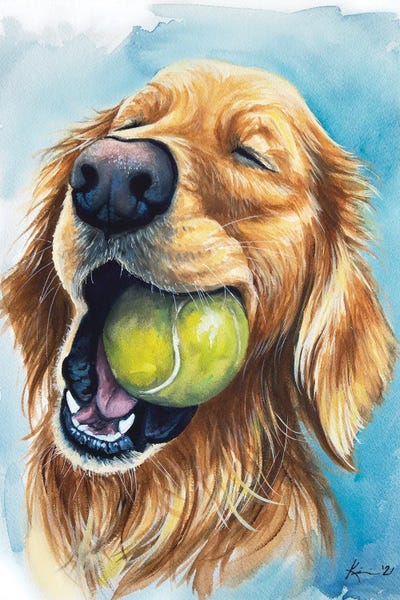 Golden Retrievers: Ball Is Life by Lindsay Kivi